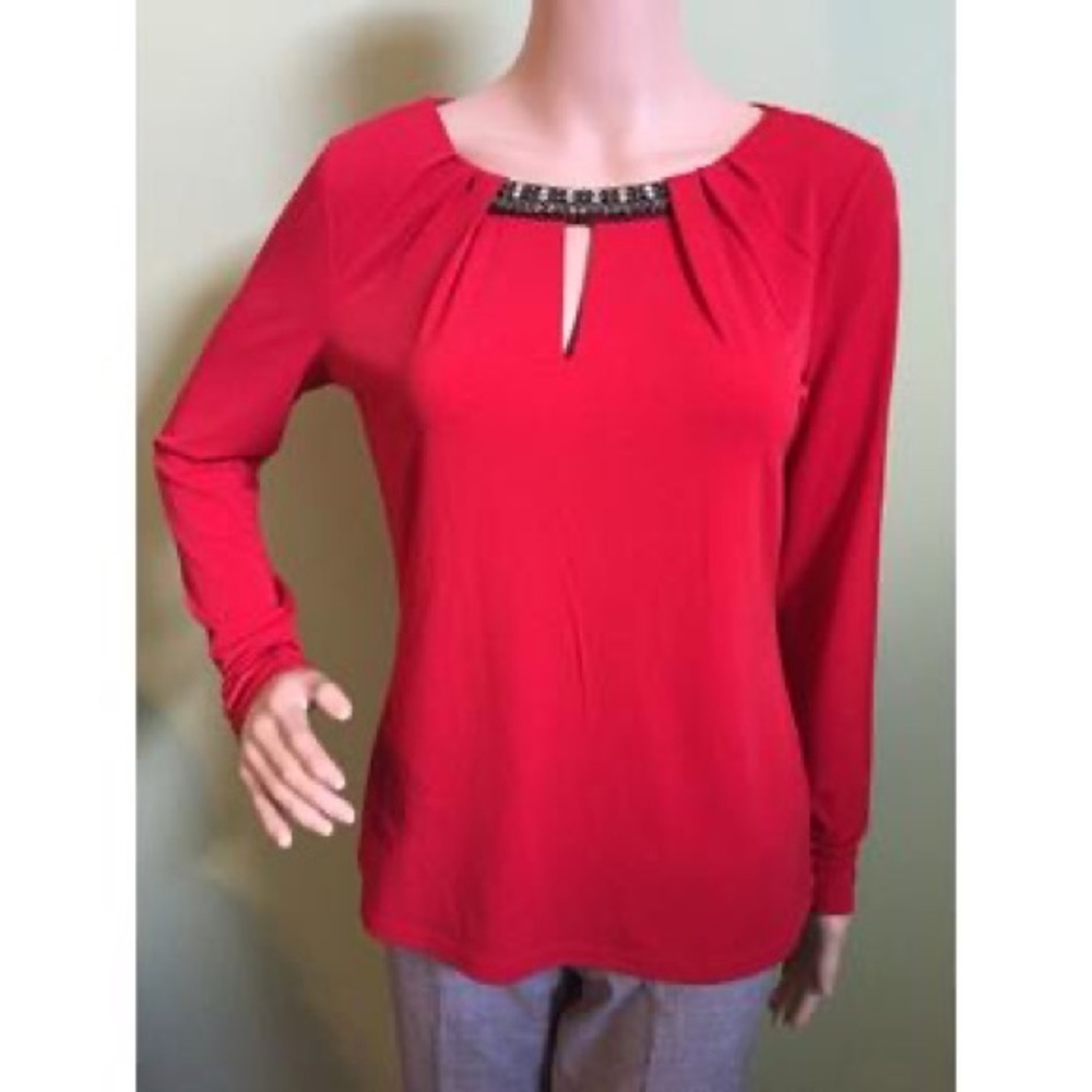 Liz Claiborne Red Blouse